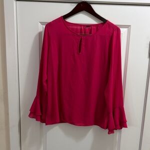 Kay Unger Vibrant Pink Blouse